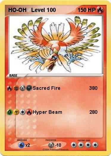 Pokemon HO-OH   Level 100