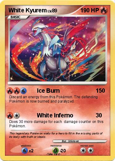 Pokemon White Kyurem