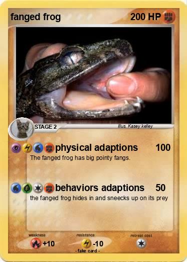 Pokemon fanged frog