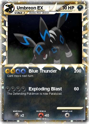 Pokemon Umbreon EX