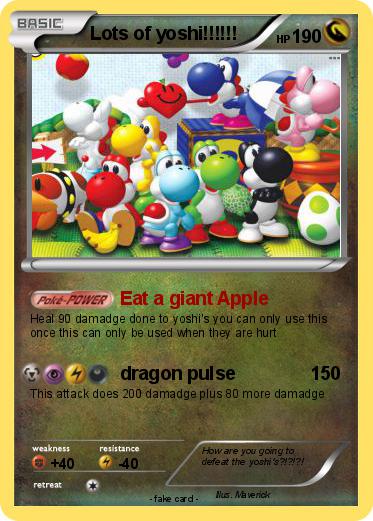 Pokemon Lots of yoshi!!!!!!