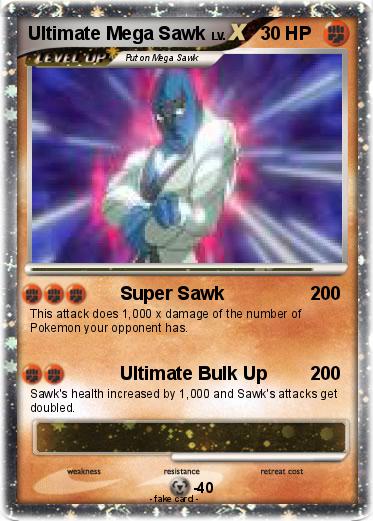 Pokemon Ultimate Mega Sawk