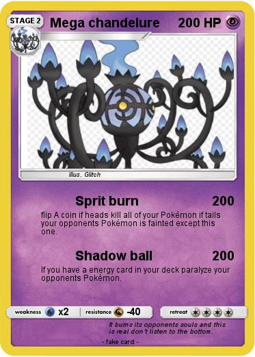 Pokemon Mega chandelure