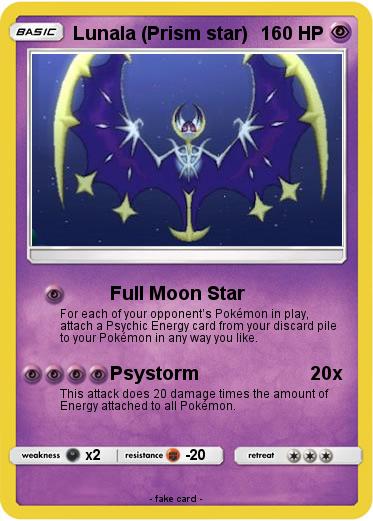 Pokemon Lunala (Prism star)