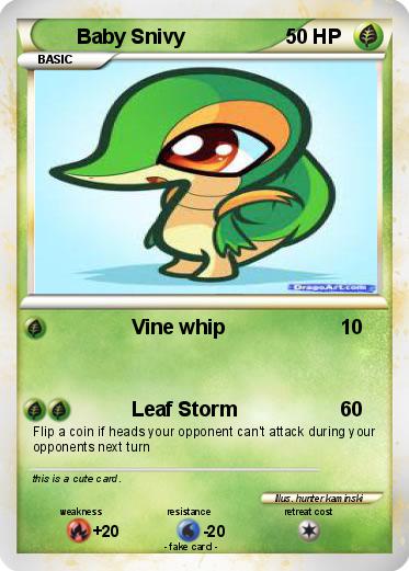 Pokemon Baby Snivy
