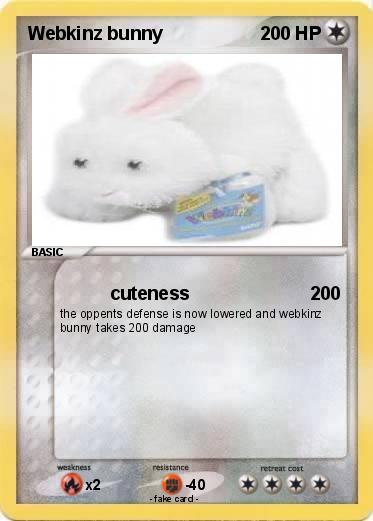 Pokemon Webkinz bunny