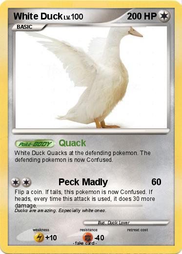 Pokemon White Duck