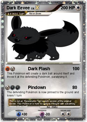 Pokemon Dark Eevee