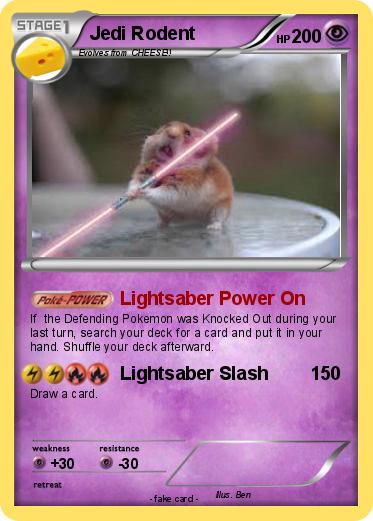 Pokemon Jedi Rodent