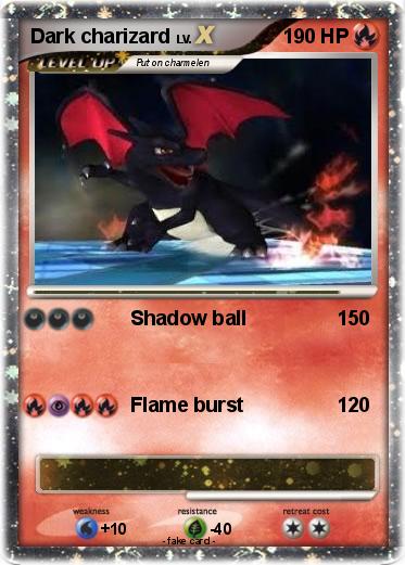 Pokemon Dark charizard