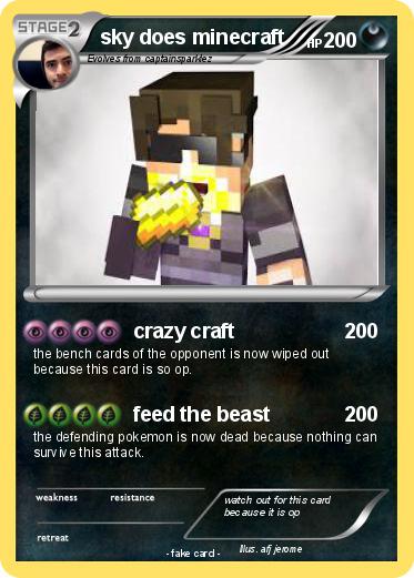 Pokemon sky does minecraft