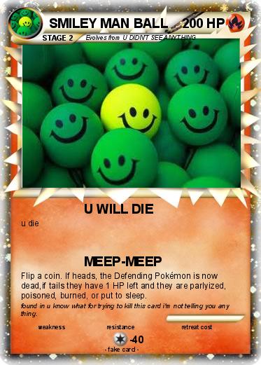 Pokemon SMILEY MAN BALL
