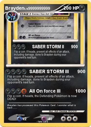 Pokemon Brayden
