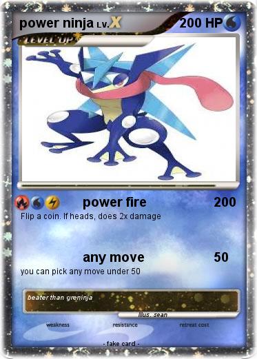 Pokemon power ninja