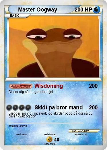 Pokemon Master Oogway