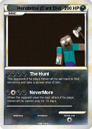 Pokemon Herobrine (Cant Die)