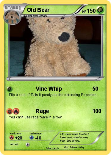 Pokemon Old Bear