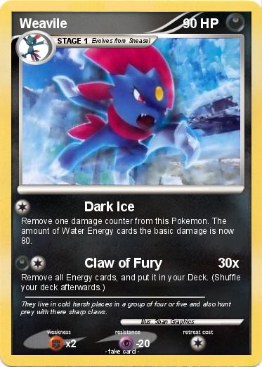 Pokemon Weavile