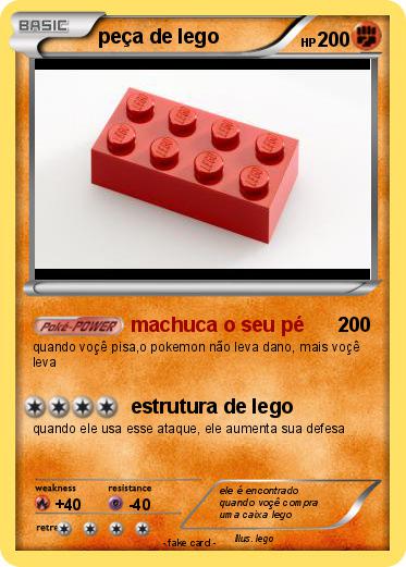 Pokemon peça de lego