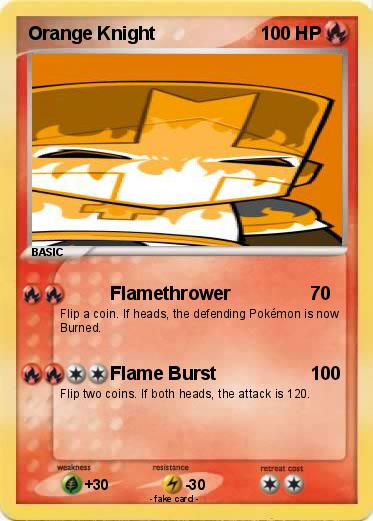 Pokemon Orange Knight