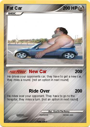 Pokemon Fat Car