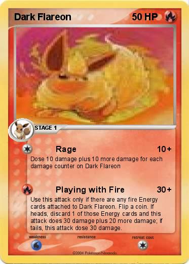 Pokemon Dark Flareon 