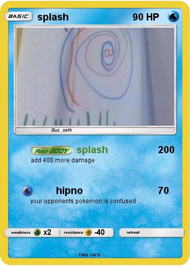 Pokemon splash