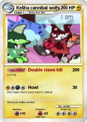Pokemon Ke$ha cannibal wolfs