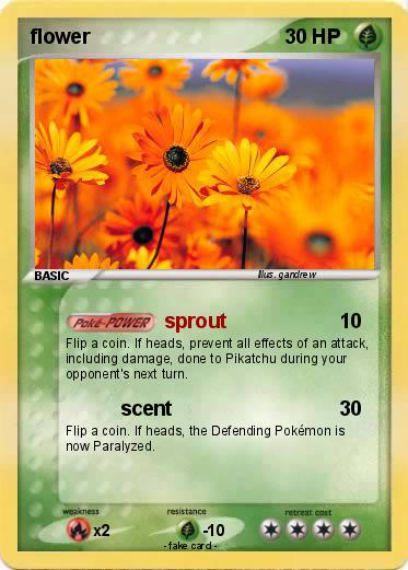 Pokemon flower