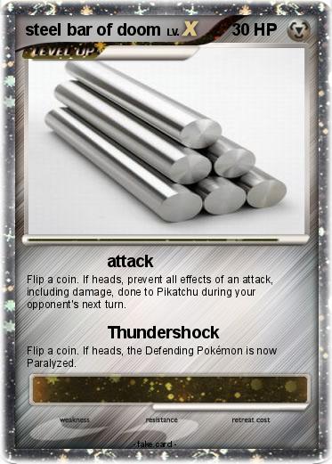 Pokemon steel bar of doom