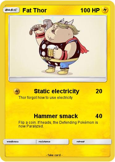 Pokemon Fat Thor