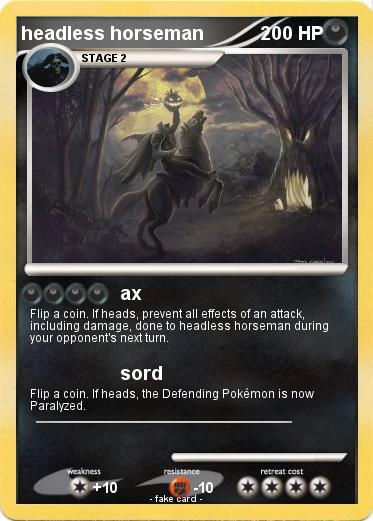 Pokemon headless horseman