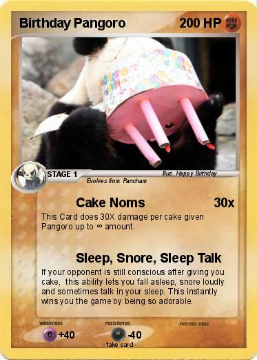 Pokemon Birthday Pangoro