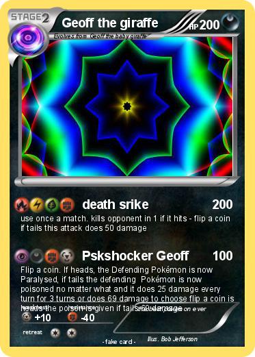 Pokemon Geoff the giraffe