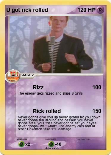 Pokemon U got rick rolled