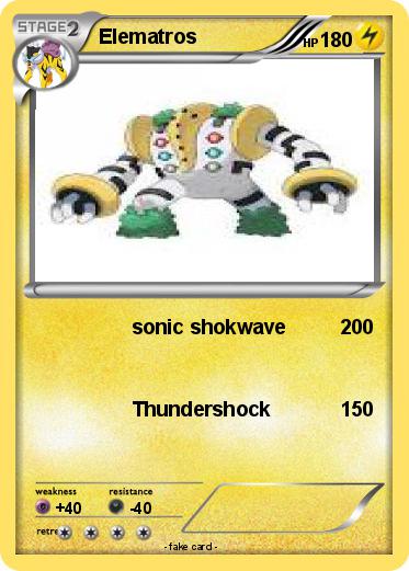 Pokemon Elematros