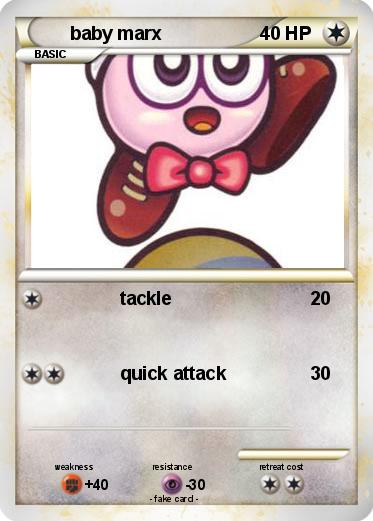Pokemon baby marx