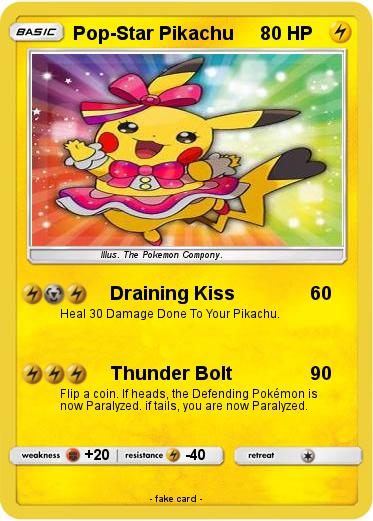 Pokemon Pop-Star Pikachu