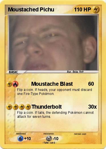Pokemon Moustached Pichu
