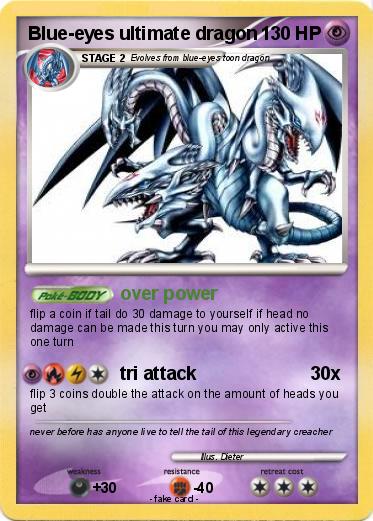 Pokemon Blue-eyes ultimate dragon