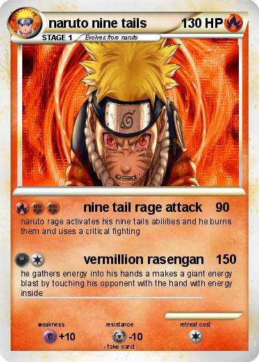 Pokemon naruto nine tails