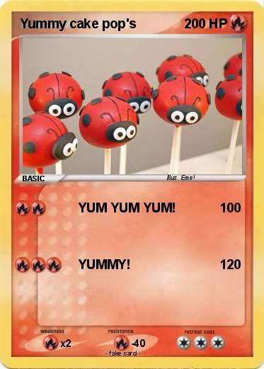 Pokemon Yummy cake pop's