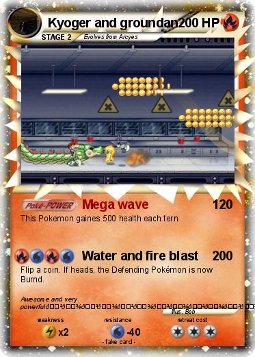 Pokemon Kyoger and groundan