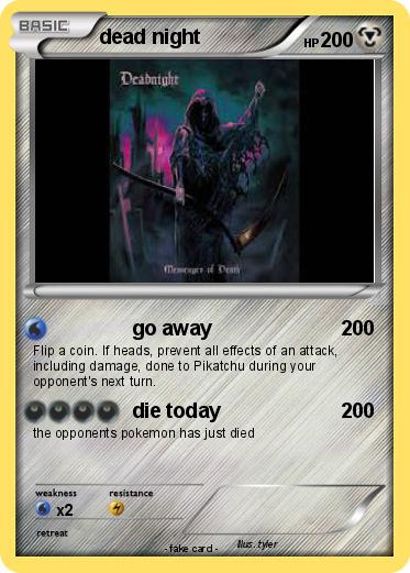 Pokemon dead night