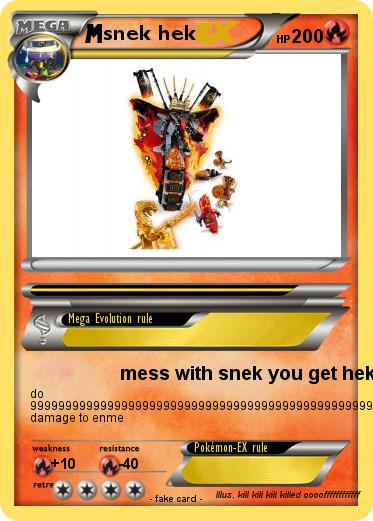 Pokemon snek hek