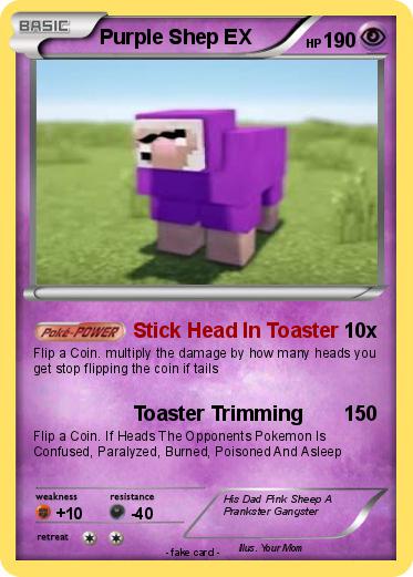 Pokemon Purple Shep EX