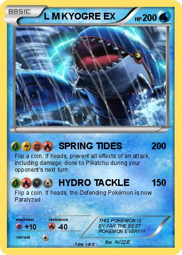 Pokemon L M KYOGRE EX