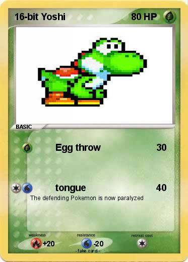 Pokemon 16-bit Yoshi