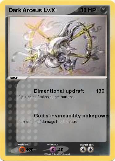 Pokemon Dark Arceus Lv.X