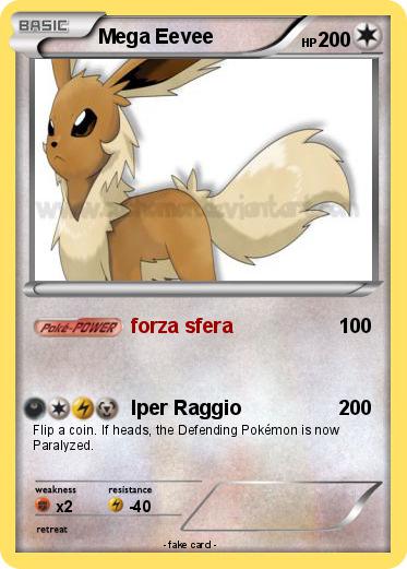 Pokemon Mega Eevee